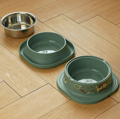 Миска пластиковая 3в1 №1 1,1л  DOGMAN