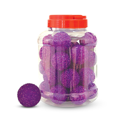 Игрушка для кошек "Мяч зернистый", фиолетовый, d41мм, Triol